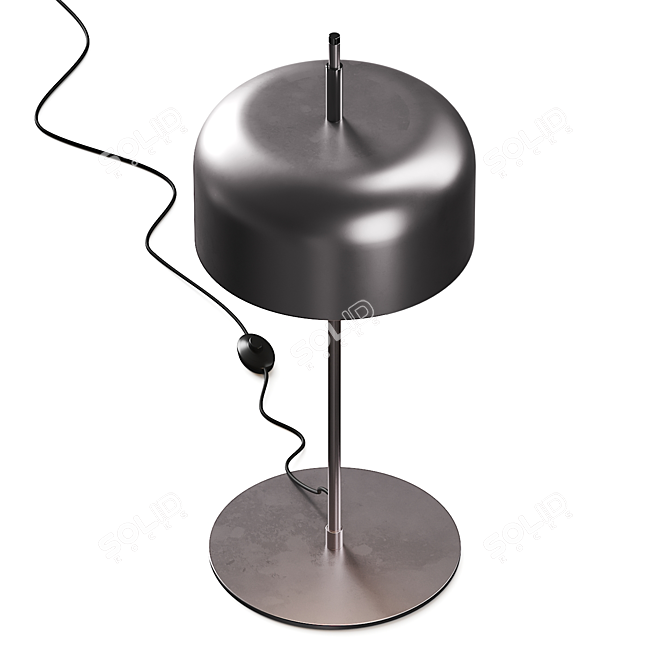 Contemporary Rotating Table Lamp 3D model image 2