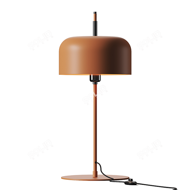 Contemporary Rotating Table Lamp 3D model image 3