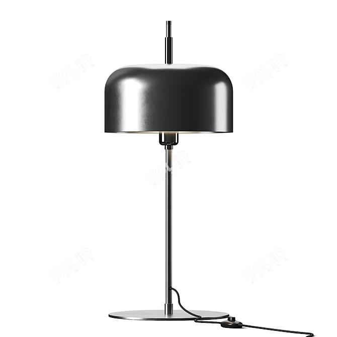 Contemporary Rotating Table Lamp 3D model image 4