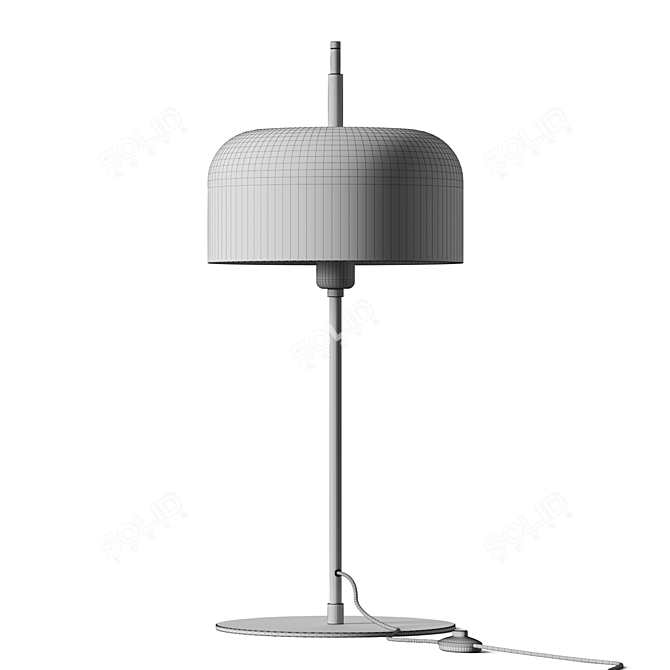 Contemporary Rotating Table Lamp 3D model image 6