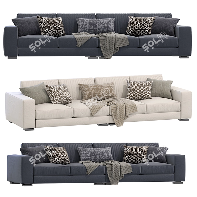 Modern Marac Avana Sofa Set 3D model image 1