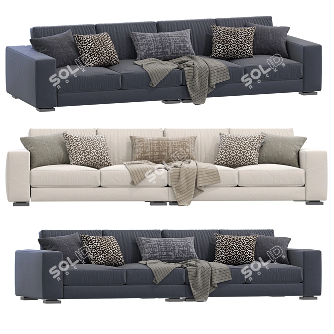 Modern Marac Avana Sofa Set 3D model image 3