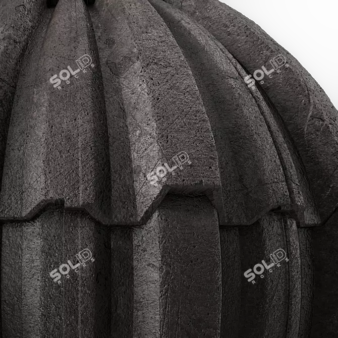 Concrete Roofing Texture 4K Seamless 3D model image 9