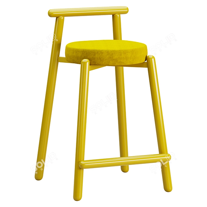 Modern Model Bar Stool Baranych 3D model image 2