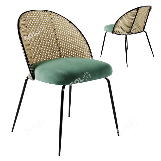 Halmar Kitchen Chair 3D model image 1