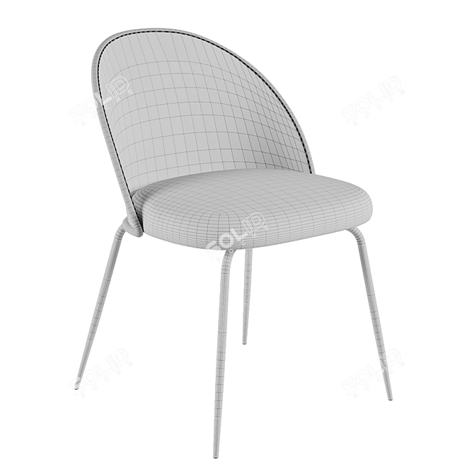 Halmar Kitchen Chair 3D model image 2