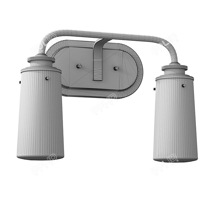 Kichler Modern Bathroom Wall Sconce 3D model image 2