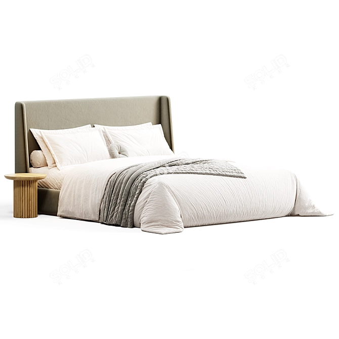 Modern Italian Bed Design 2015 3D model image 5