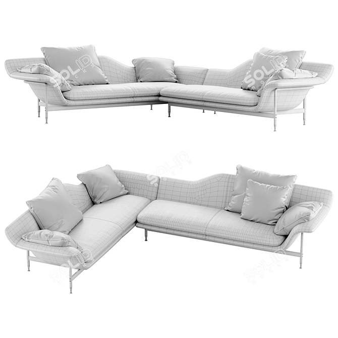 ESOSOFT Sofa | Cassina Render Plugin 3D model image 7