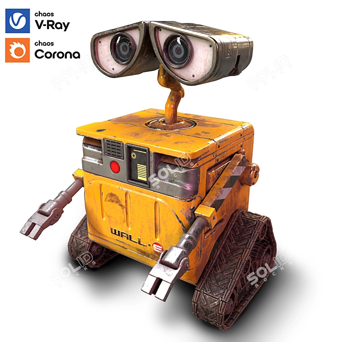 Robot Wall-E Toy for Room 3D model image 1