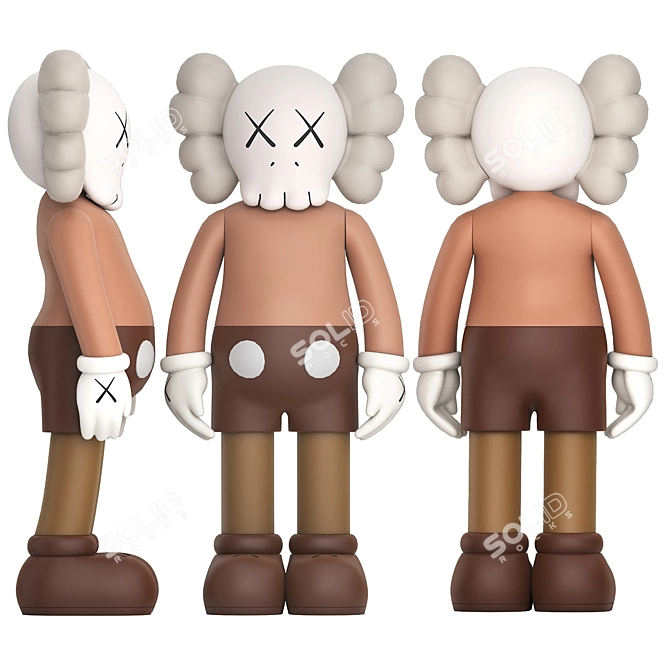 KAWS Companion Figure Set 3D model image 3