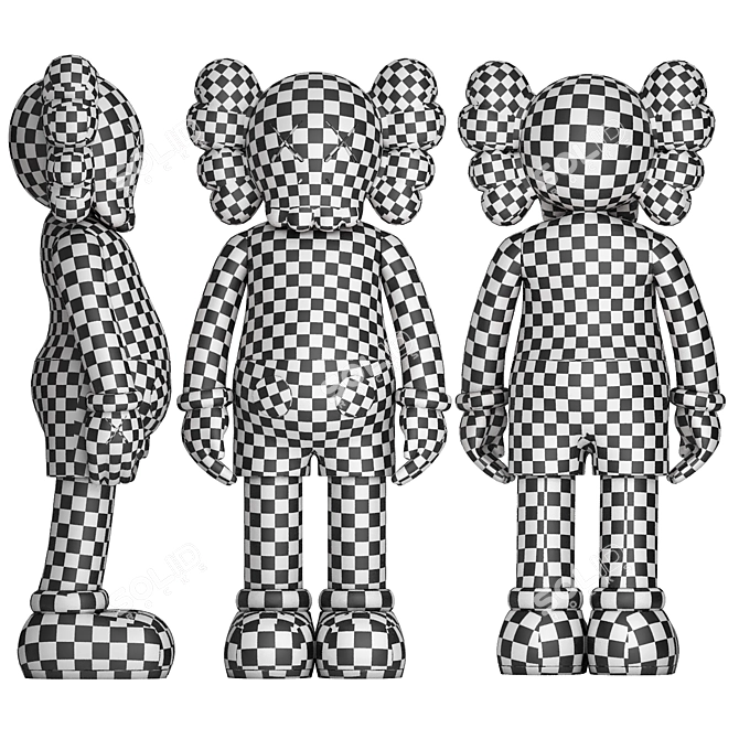 KAWS Companion Figure Set 3D model image 5