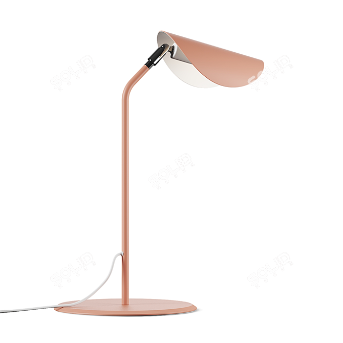 Adjustable Metal Table Lamp - Vray/Corona 3D model image 2