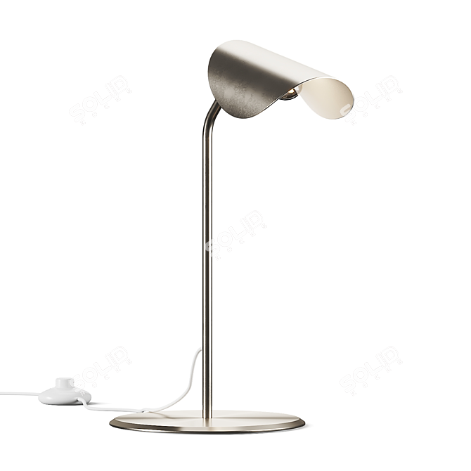 Adjustable Metal Table Lamp - Vray/Corona 3D model image 3