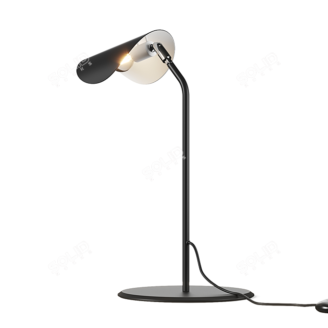 Adjustable Metal Table Lamp - Vray/Corona 3D model image 4