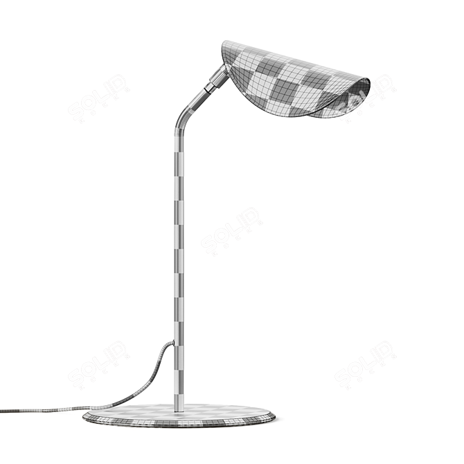 Adjustable Metal Table Lamp - Vray/Corona 3D model image 5