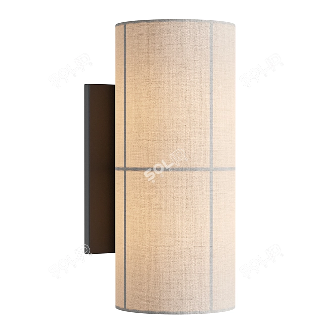 Minimalist Modern Wall Lamp 3D model image 2