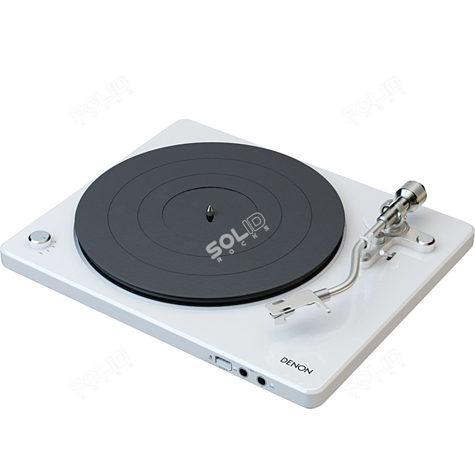 Classic Denon 450USB Turntable 3D model image 1