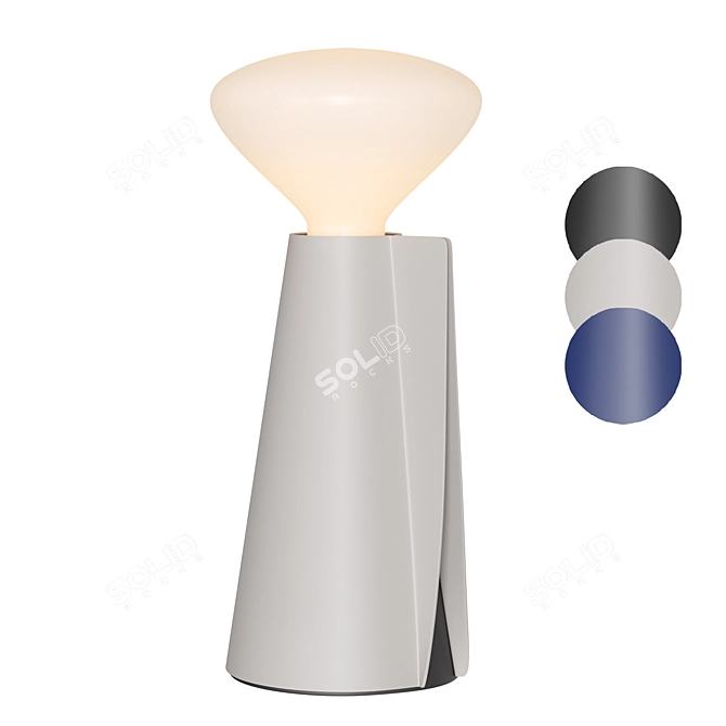 Compact Tala Mantle Portable Lamp 3D model image 1