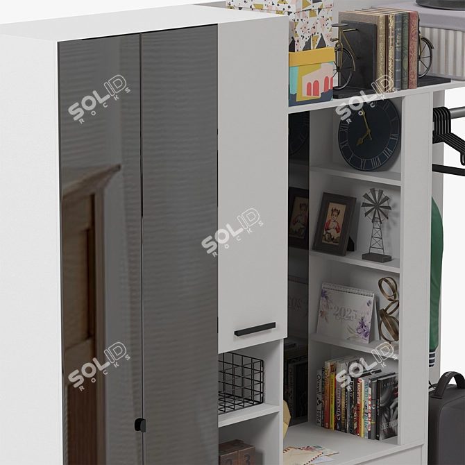 Modern Entryway Model in 3D 3D model image 4