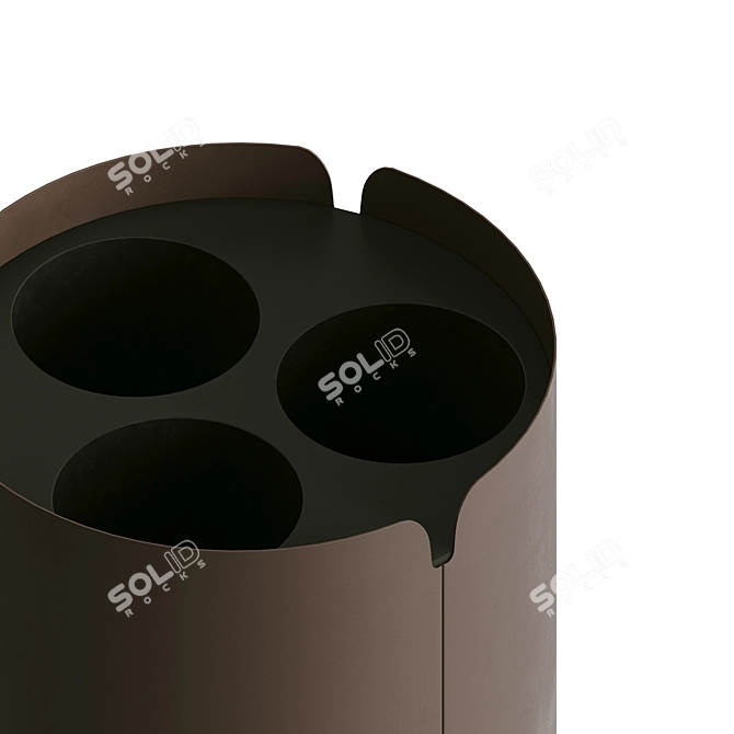 AIRA Outdoor Bins Collection 3D model image 4