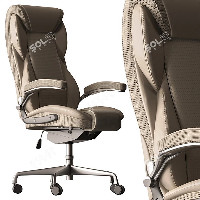 Ergo Comfort Office Chair 31 3D model image 4