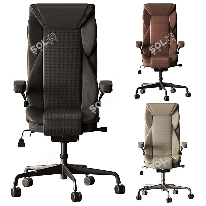 Ergo Comfort Office Chair 31 3D model image 5