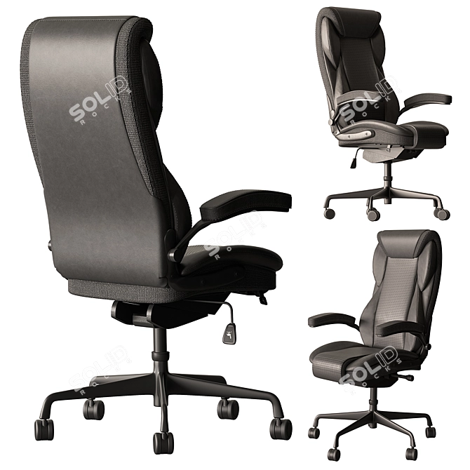 Ergo Comfort Office Chair 31 3D model image 6