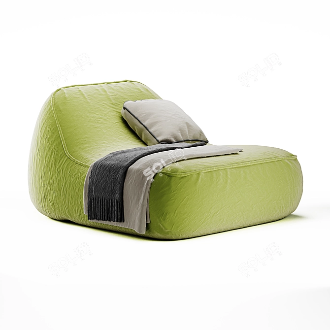 Colorful Comfort: Float Mini Chair 3D model image 3