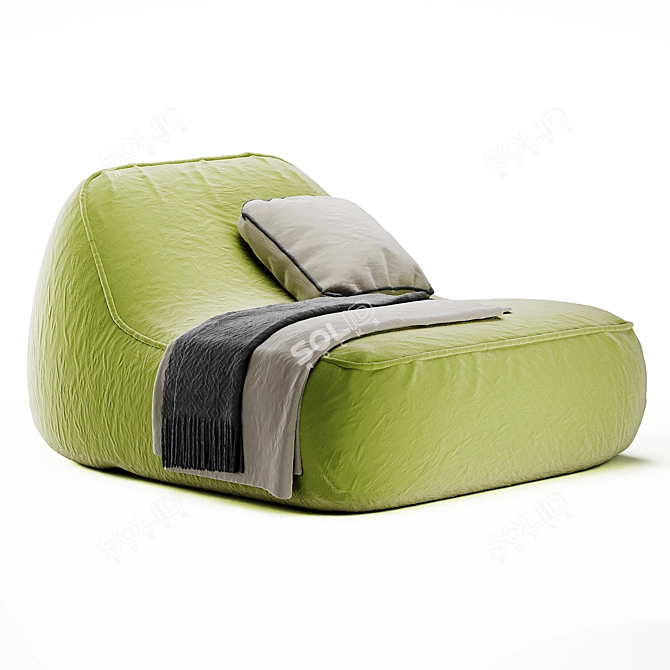 Colorful Comfort: Float Mini Chair 3D model image 7