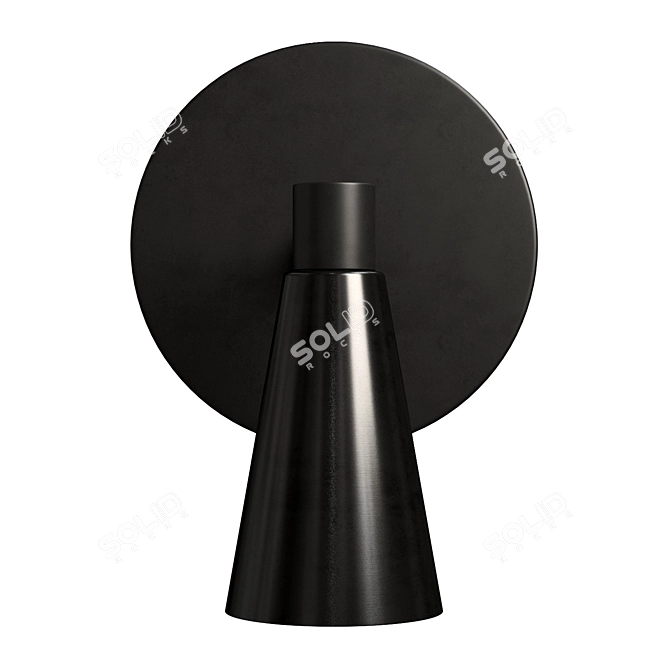 Modern Cone Wall Sconce Lighting 3D model image 3