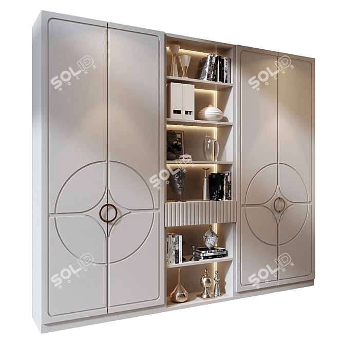 Shkafulkin Designed Wardrobe Set 3D model image 2