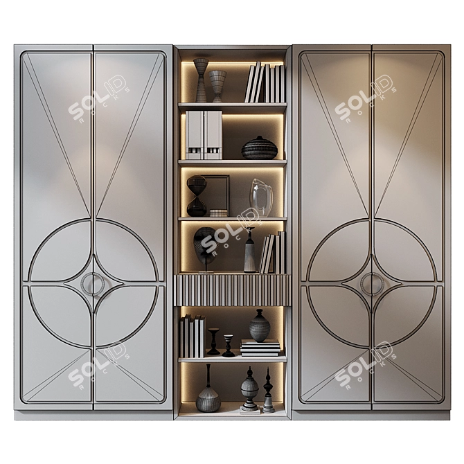 Shkafulkin Designed Wardrobe Set 3D model image 3