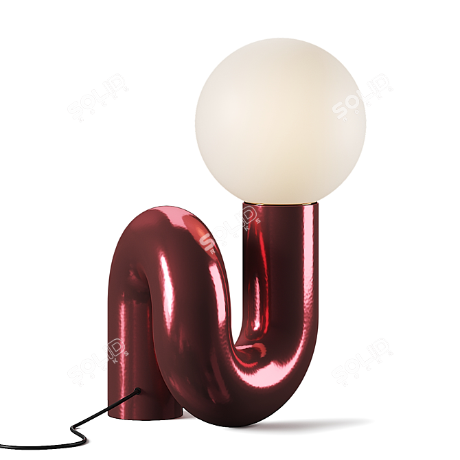 Neo Deco Art Table Lamp 3D model image 1