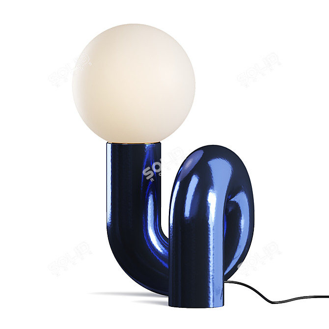 Neo Deco Art Table Lamp 3D model image 2