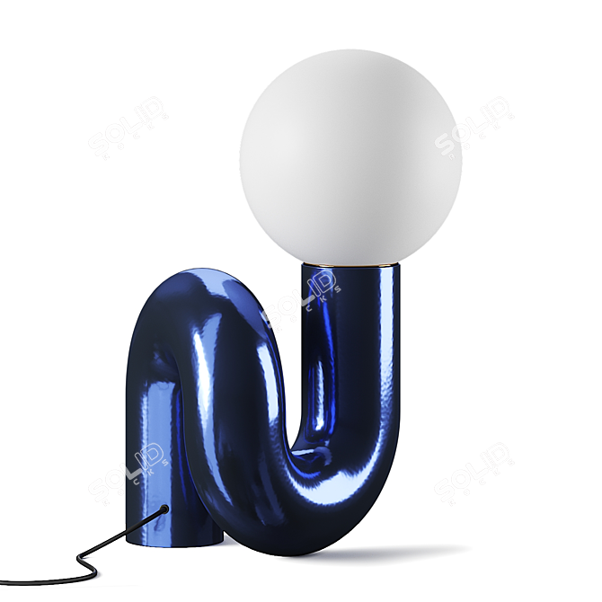 Neo Deco Art Table Lamp 3D model image 3