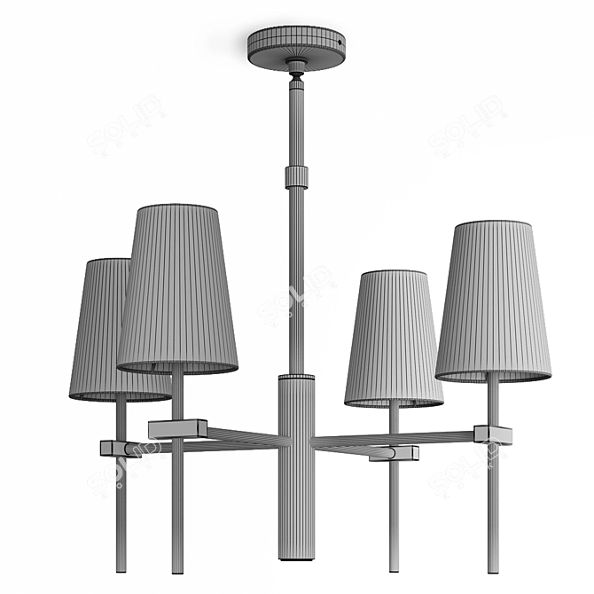 Regina Andrew Toni Small Chandelier 3D model image 4