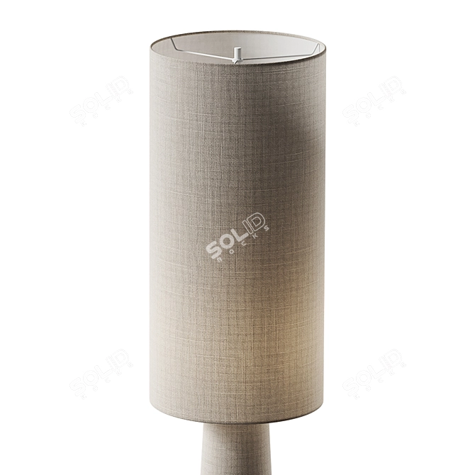 Modern Shadow Column Floor Lamp 3D model image 3