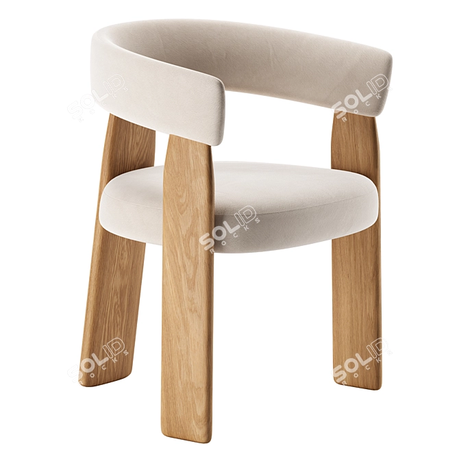 Modern Stylish ORU Chair 3D model image 2