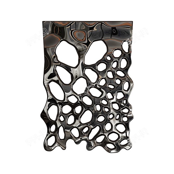  Metal Abstract Wall Decor 3D model image 2