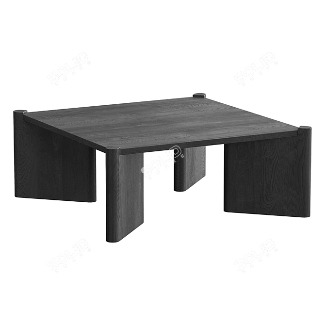 GORYNA Square Coffee Table 3D model image 2