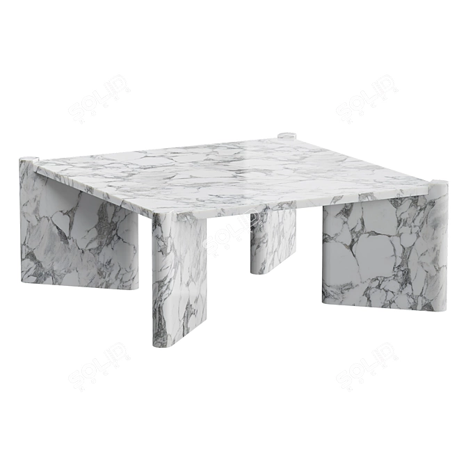 GORYNA Square Coffee Table 3D model image 3