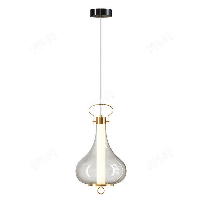 Modern Pendant Light Fixture RAVI 3D model image 3