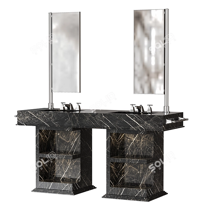 My Love Marble Double Vanity 3D model image 4