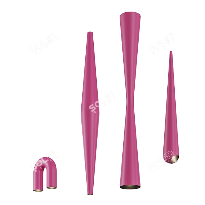 KARIM RASHID Pendant Lights Collection 3D model image 2