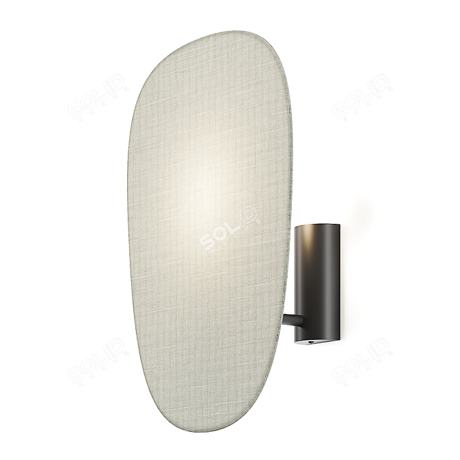 Retro Fabric Wall Lamp Screen 3D model image 1