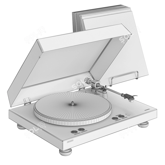 Yamaha MusicCast VINYL 500 Turntable 3D model image 5