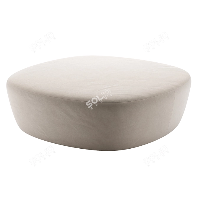 Elegant BEAT Ottomans: Versatile Sizes 3D model image 2