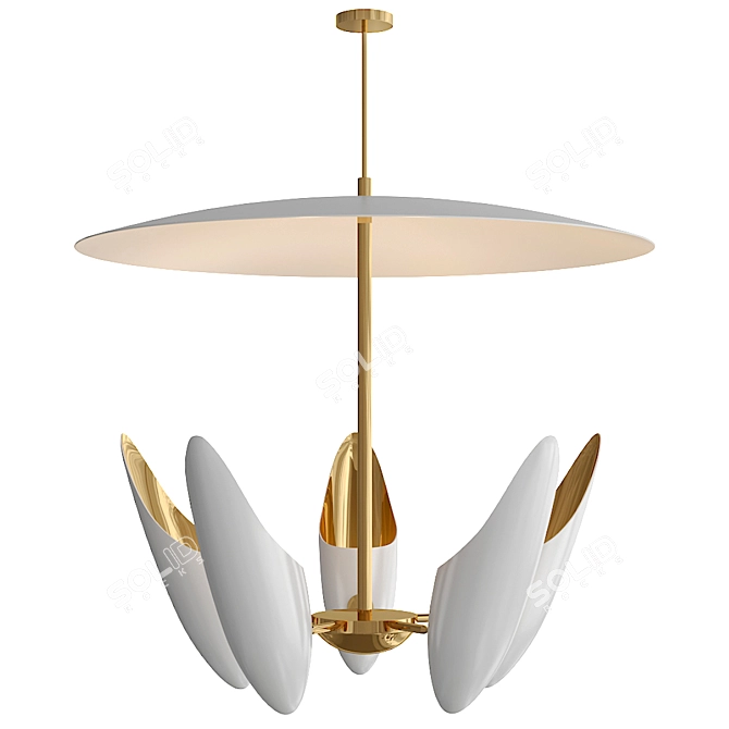 Elegant Renato Chandelier by Romatti 3D model image 3