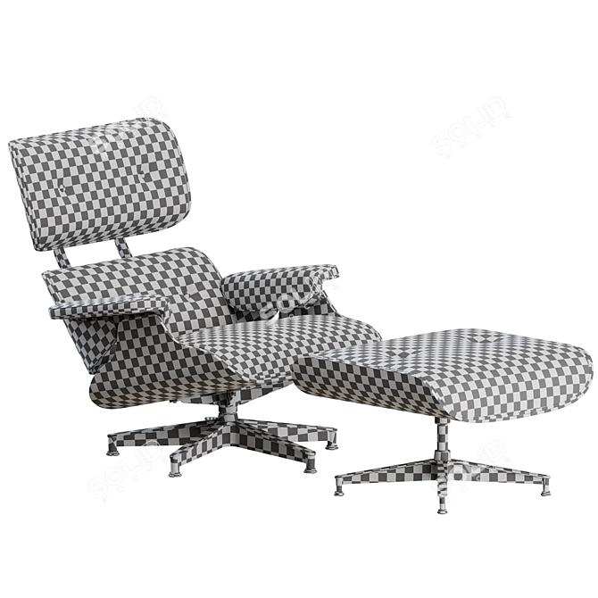 Luxury Eames Lounge Set Available 3D model image 4